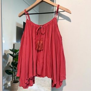 SOCIALITE Boho Cold Shoulder Top